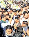 Pilot joins Aravalli protests, Raj Cong plans to step up offensive with march8