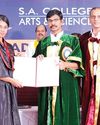 எஸ்.ஏ.கலை அறிவியல் கல்லூரியில் பட்டமளிப்பு விழா எஸ்.ஏ.கலை அறிவியல் கல்லூரியில் பட்டமளிப்பு விழா