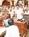பேரவைத் தலைவருக்கு எதிரான தீர்மானம் தோல்வி பேரவைத் தலைவருக்கு எதிரான தீர்மானம் தோல்வி