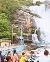 குற்றாலம் அருவிகளில் தொடரும் வெள்ளப்பெருக்கு33