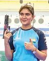 துப்பாக்கி சுடுதல்: ஈஷா சிங்குக்கு உலக சாதனையுடன் தங்கம் துப்பாக்கி சுடுதல்: ஈஷா சிங்குக்கு உலக சாதனையுடன் தங்கம்43