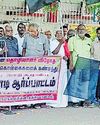 மத்திய அரசை கண்டித்து ஐக்கிய விவசாயிகள் முன்னணியினர் ஆர்ப்பாட்டம் Dinamani Pudukkottai