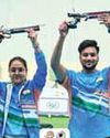 உலகக் கோப்பை துப்பாக்கி சுடுதல்: வன்ஷிகா, சிராஜ் இணைக்கு தங்கம்18