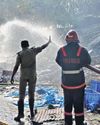Major fire breaks out at KINFRA Park in T'puram, fireman dies in action Major fire breaks out at KINFRA Park in T'puram, fireman dies in action13