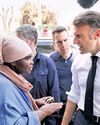 Macron met with anger over cyclone response during visit to Mayotte