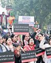 BJP Holds Protest Against AAP Scheme