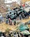 Four soldiers killed, 2 hurt as vehicle falls into gorge