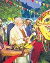 PM Modi Takes Part in Lohri Celebrations in Naraina