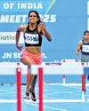 Big names put up subdued show; Vithya bags gold Big names put up subdued show; Vithya bags gold