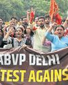 ABVP protest over attack on Kerala state secretary13