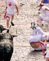 Bulls and brave hearts clash in Pamplona fest49