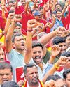 Life comes to standstill in some parts during trade unions' day-long strike34