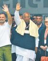 Rahul warns CEC, deputies in Delhi show of strength Rahul warns CEC, deputies in Delhi show of strength21