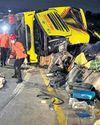 Passenger bus crash in Indonesia kills 16, many hurt55