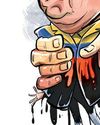 CHAVEZ'S CARICATURE WHO COULDN'T LAUGH23