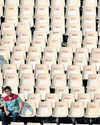Lukewarm response: Free entry, empty stands2