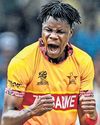 Tall & fast: Zimbabwe’s Blessing in bowling dept46