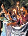 Veena George hurt during protest22