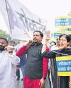 No AAP presence inside House on Day 1, Atishi leads ‘bier’ protest outside6