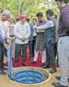 L-G reviews Khan Market upgrade, pushes water conservation L-G reviews Khan Market upgrade, pushes water conservation9