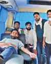 NSUI Holds Blood Donation Camp To Help Migrants