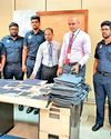 Cocaine in Brazilian backpacks worth Rs.243Mn seized by Customs Cocaine in Brazilian backpacks worth Rs.243Mn seized by Customs