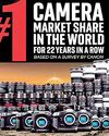 Canon's interchangeable-lens digital cameras No. 1 for 22nd year Canon's interchangeable-lens digital cameras No. 1 for 22nd year
