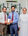Football equipment donation to Trinity College38