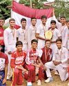 Vidyaloka College cricket champs at School Games43