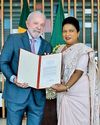 Sri Lanka's Ambassador Chaminda Colonne presents credentials to Brazil's President Lula da Silva Sri Lanka's Ambassador Chaminda Colonne presents credentials to Brazil's President Lula da Silva12