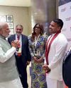 மோடியை சந்தித்தார் நாமல் மோடியை சந்தித்தார் நாமல்