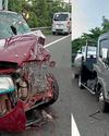 அதிவேக நெடுஞ்சாலையில் விபத்து: ஒருவர் பலி; மூவர் படுகாயம் அதிவேக நெடுஞ்சாலையில் விபத்து: ஒருவர் பலி; மூவர் படுகாயம்