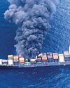 Singapore-flagged container ship catches fire off Kerala coast, four crew members missing3