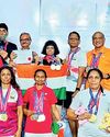 Nadeesha wins four gold medals as Sri Lankan shuttlers bag rich haul at Ceylon Masters Championship35
