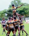 Rugby reigns over rain- wrecked weekend56