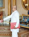 High Commissioner of Sri Lanka to the United Kingdom Nimal Senadheera presents credentials to His Majesty King Charles III20