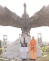 रक्षा मंत्री ने अन्नपूर्णा मंदिर के शिखर पर धर्म ध्वजा फहराई27