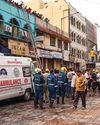 हैदराबाद में इमारत में आग लगने से 17 लोगों की मौत हैदराबाद में इमारत में आग लगने से 17 लोगों की मौत