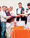 सिन्हा भवन में सहस्त्रबाहु की प्रतिमा स्थापित सहयोग करने वाले का समाज ने किया सम्मान13