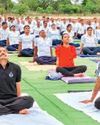 जवानों को हर बार कुछ नया सिखाने का प्रयास परेड के साथ पुलिस जवानों ने किया योगाभ्यास19