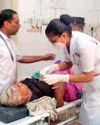 बाइक की ठोकर से बुजुर्ग महिला घायल3