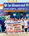 विश्व तम्बाकू निषेध दिवस पर नर्सिंग छात्रों ने निकाली जागरुकता रैली18