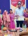 उत्कृष्ट कार्य के लिए जनपद ने किया सम्मानित14