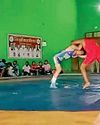 अंडर 15 बालक-बालिका में प्रथम आने वाले पहलवान नेशनल प्रतियोगिता के लिए चयनित राज्य स्तरीय कुश्ती प्रतियोगिता में पहलवानों ने दिखाए दांवपेंच15
