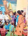 मशान डबरा में स्वास्थ्य शिविर लगा7