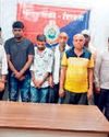 खेत में सजा था जुए का फड़, पुलिस की दबिश में नगदी सहित 9 पकड़ाए0