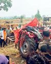 ट्रैक्टर पलटा, युवक की दर्दनाक मौत10