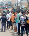 बेटे के साथ बैंक जा रही थी महिला, मिक्चर मशीन की चपेट में आने से मौत4