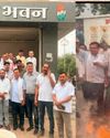 कांग्रेसियों ने किया केन्द्रीय जांच एजेंसी ईडी व भाजपा का पुतला दहन25