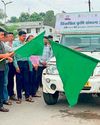 विधायक ने रथ को हरी झंडी दिखाकर ग्राम पंचायतों के लिए किया रवाना5